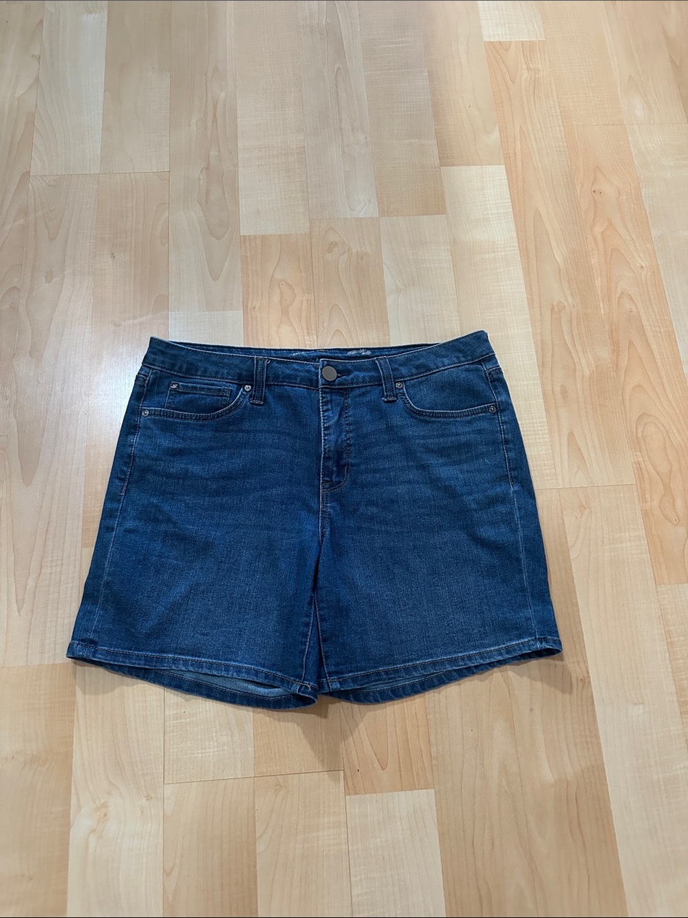 Seven7 Dark Blue Denim Women's Shorts
